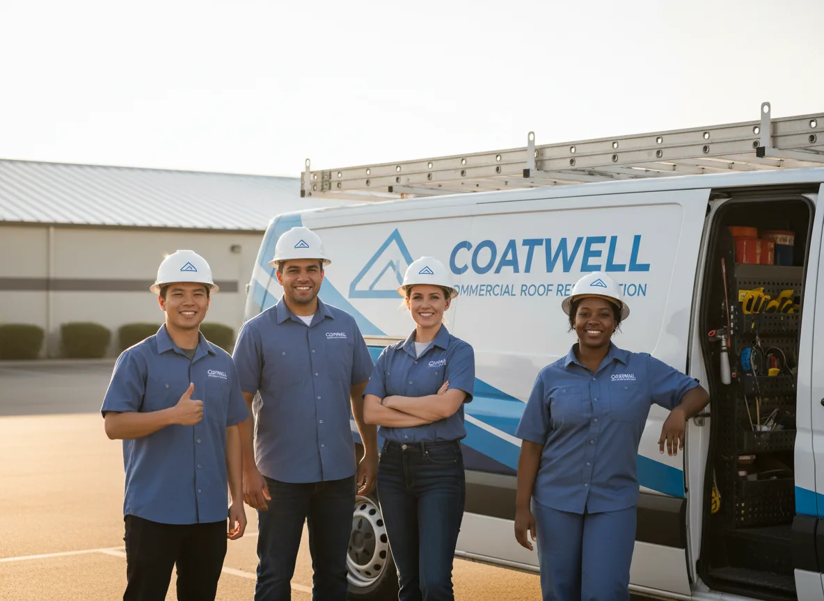 Commercial roof coating company in Glendora, NJ